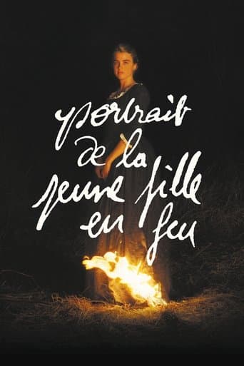 Portrét ženy v plameňoch – plagát