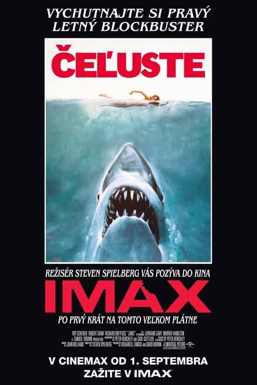 Čeľuste – plagát